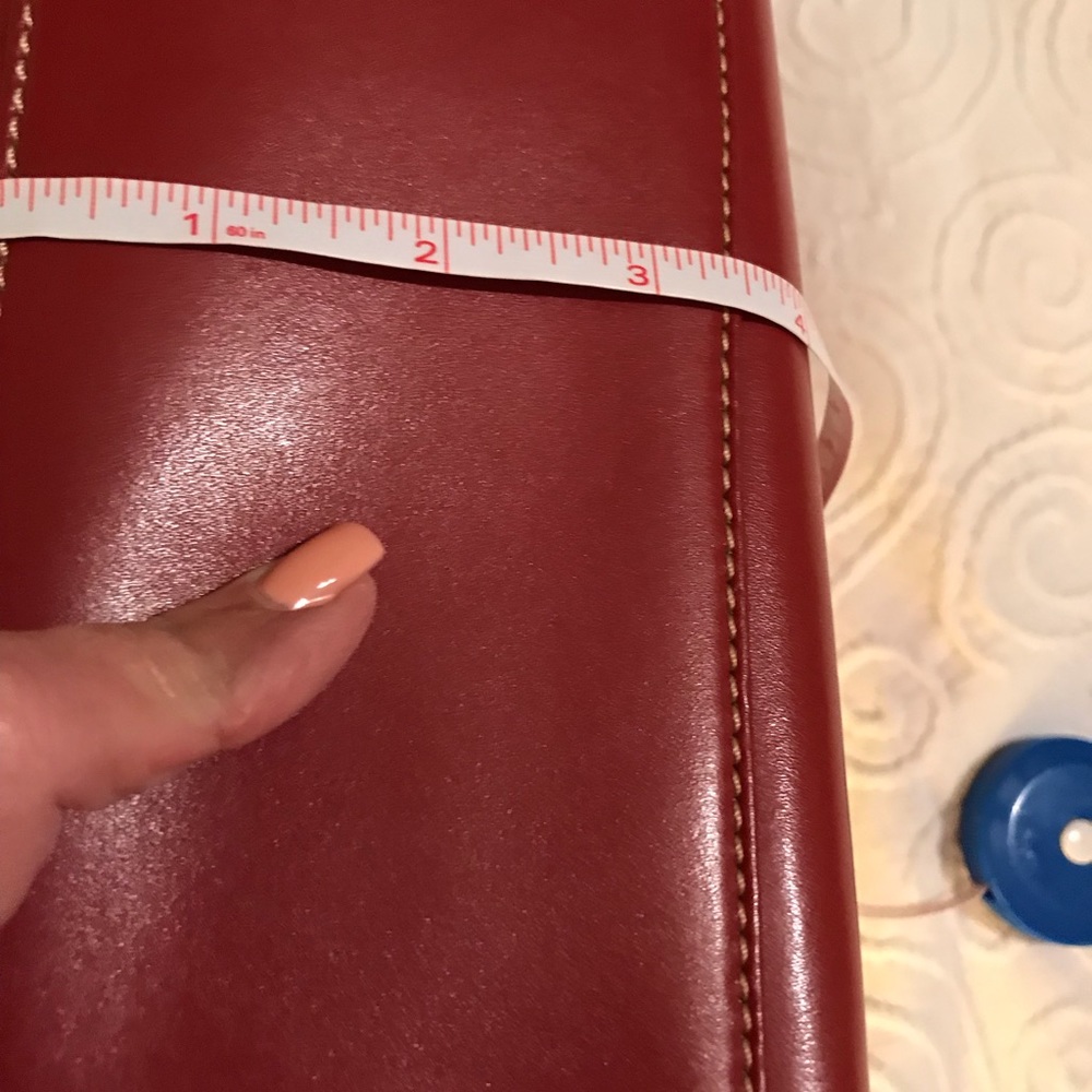Wilson Leather Red Purse - Picture 7 of 8